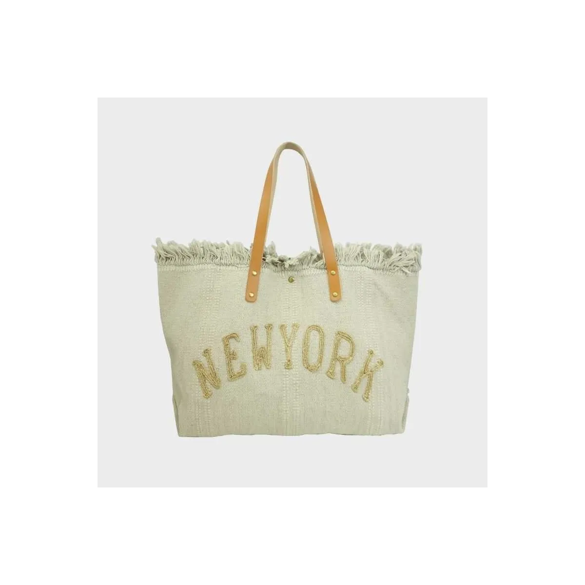 Cabas en toile New York - Pecari