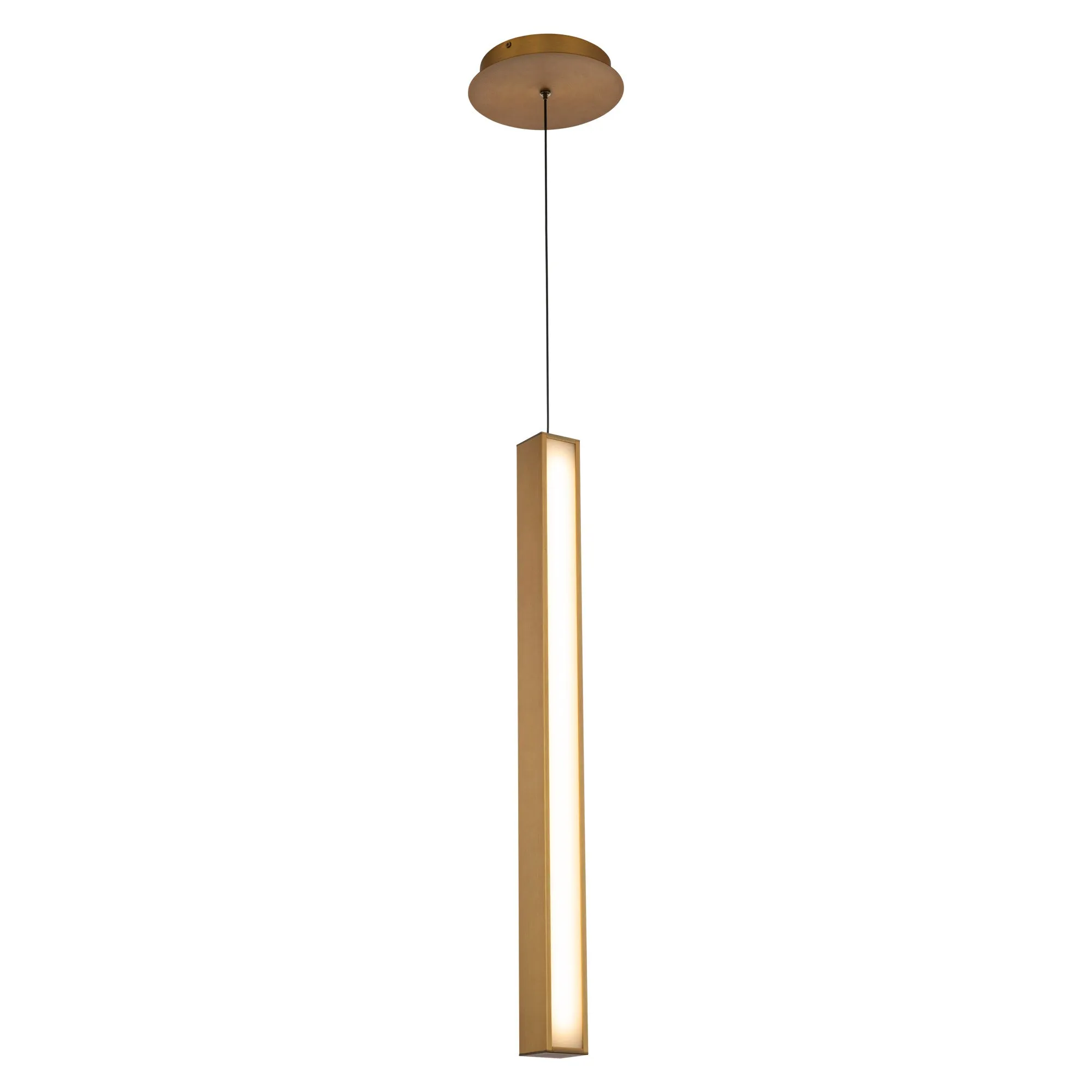 CHAOS Suspension simple Or DEL INTÉGRÉ - PD-64820-AB | MODERN-FORMS