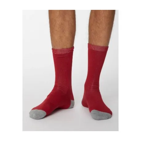 Chaussettes bambou Aubergine