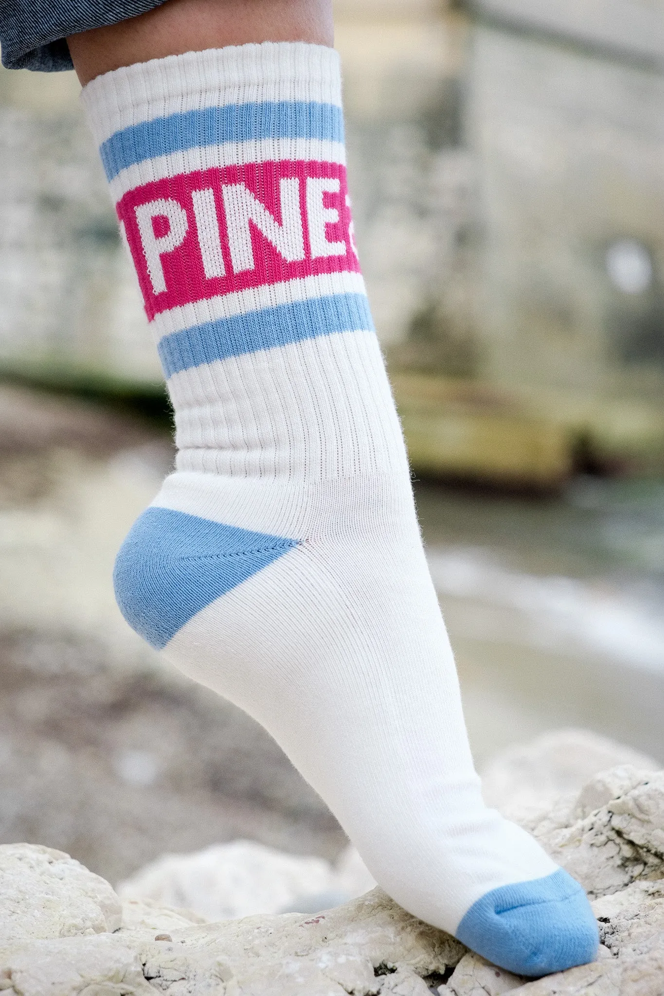 CHAUSSETTES MONTANTES PINE TO PALM - ROSE