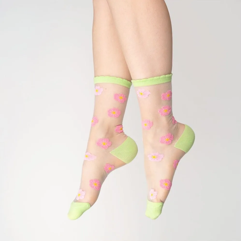 Chaussettes Transparentes Sakura