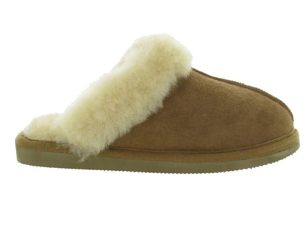 chaussons et pantoufles - Mules Sabots - femme - Nubuck - Blanc - Shepherd of sweden ab