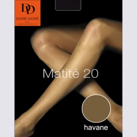 Collants Doré Doré, collants 20D femme havane | Igert Chaussures&Maroquinerie