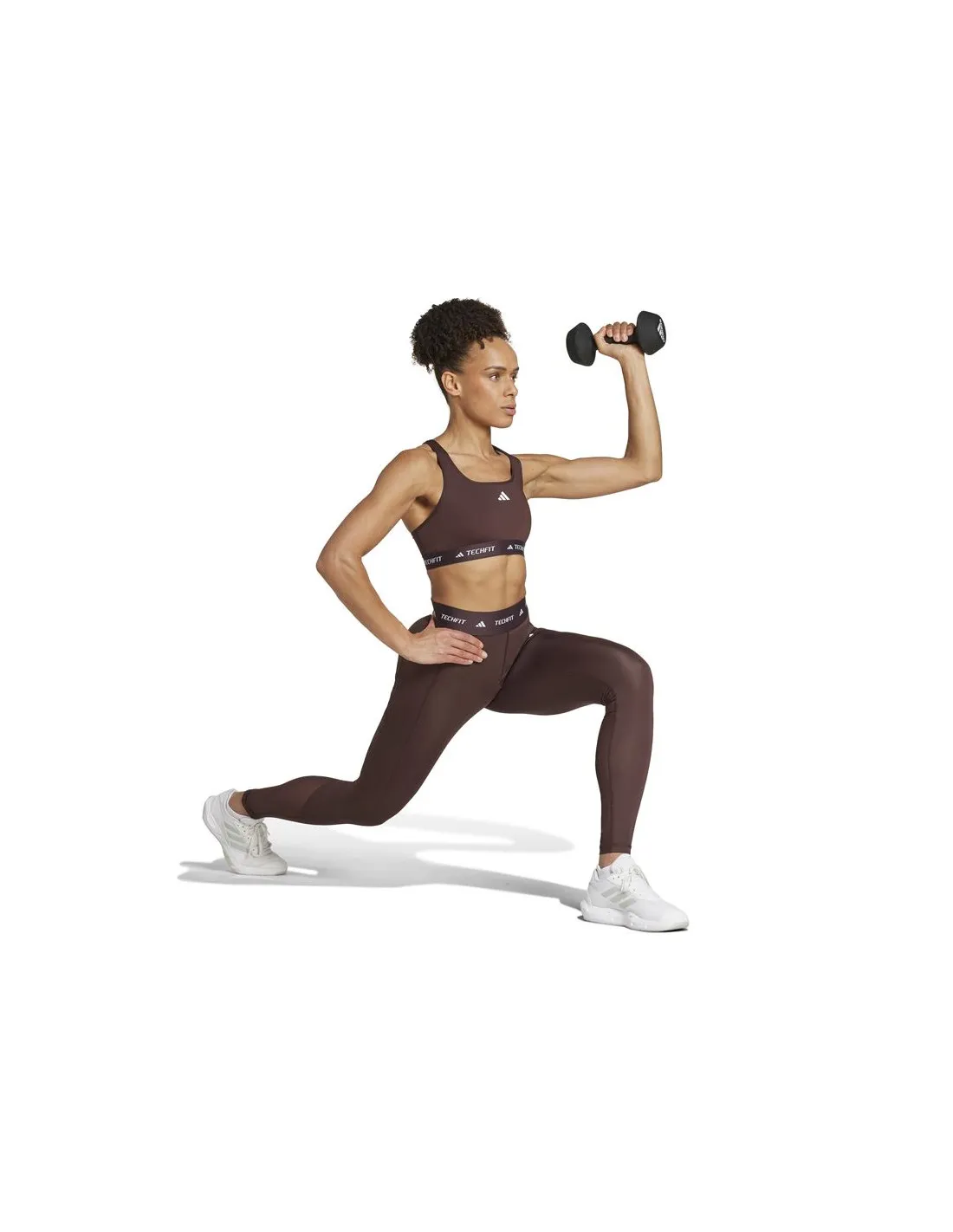 Collants Fitness adidas Femme de Techfit Stash 1/1 Marron