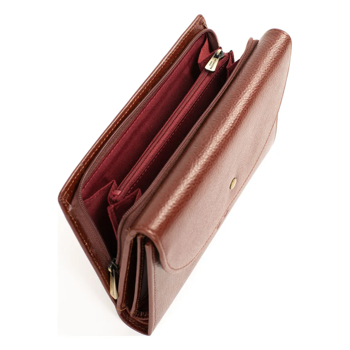 Compagnon de voyage Stop RFID Cuir BASTILLE Marron | 3 Suisses