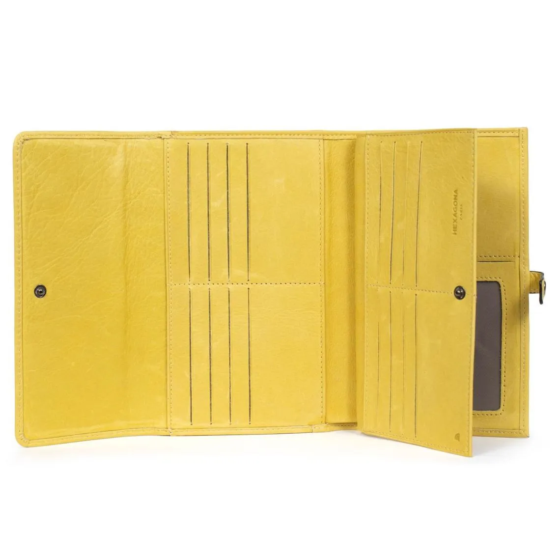 Compagnon de voyage Stop RFID Cuir SAUVAGEH Vert anis | 3 Suisses
