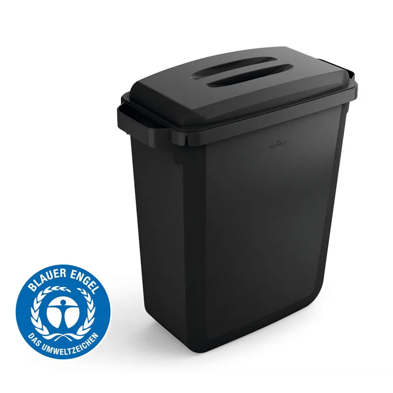 Conteneur à déchets DURABIN ECO 60L, noir            