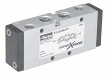 Distributeur Viking en ligne à commande pneumatique fonction : 5/2 monostable Parker