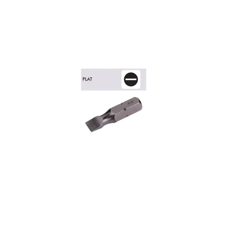 Embout de vissage Plat 0,5x3  , longueur 25mm