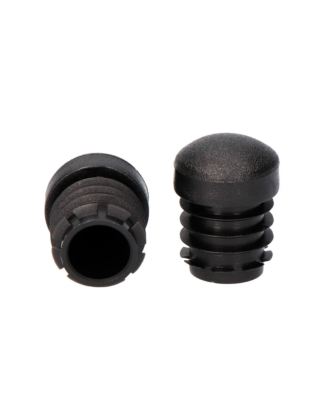 Embout Rentrant Noir Circulaire Ø28mm - 87374