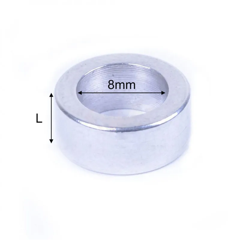 Entretoise aluminium pour plateau (interne) - Sachet de 20