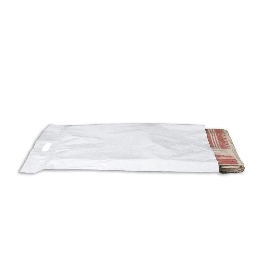 Enveloppes plastiques opaques avec poignée fbh07 450x480 + 70mm par 100