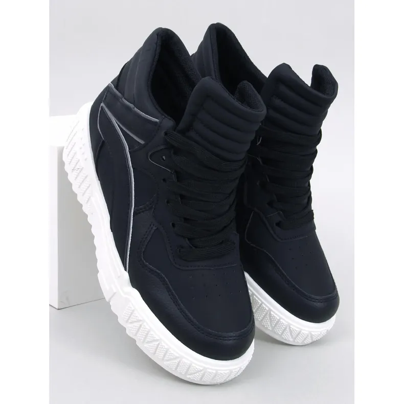 Gahine Baskets montantes noires le noir