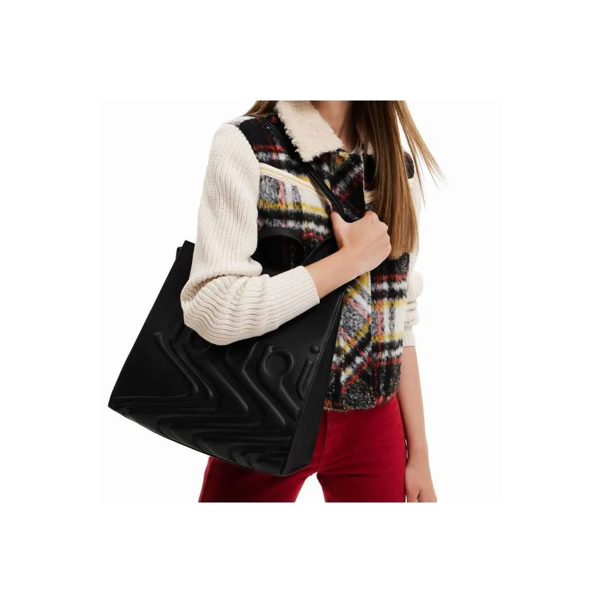 Grand cabas uni 22waxp32 Desigual - Pecari