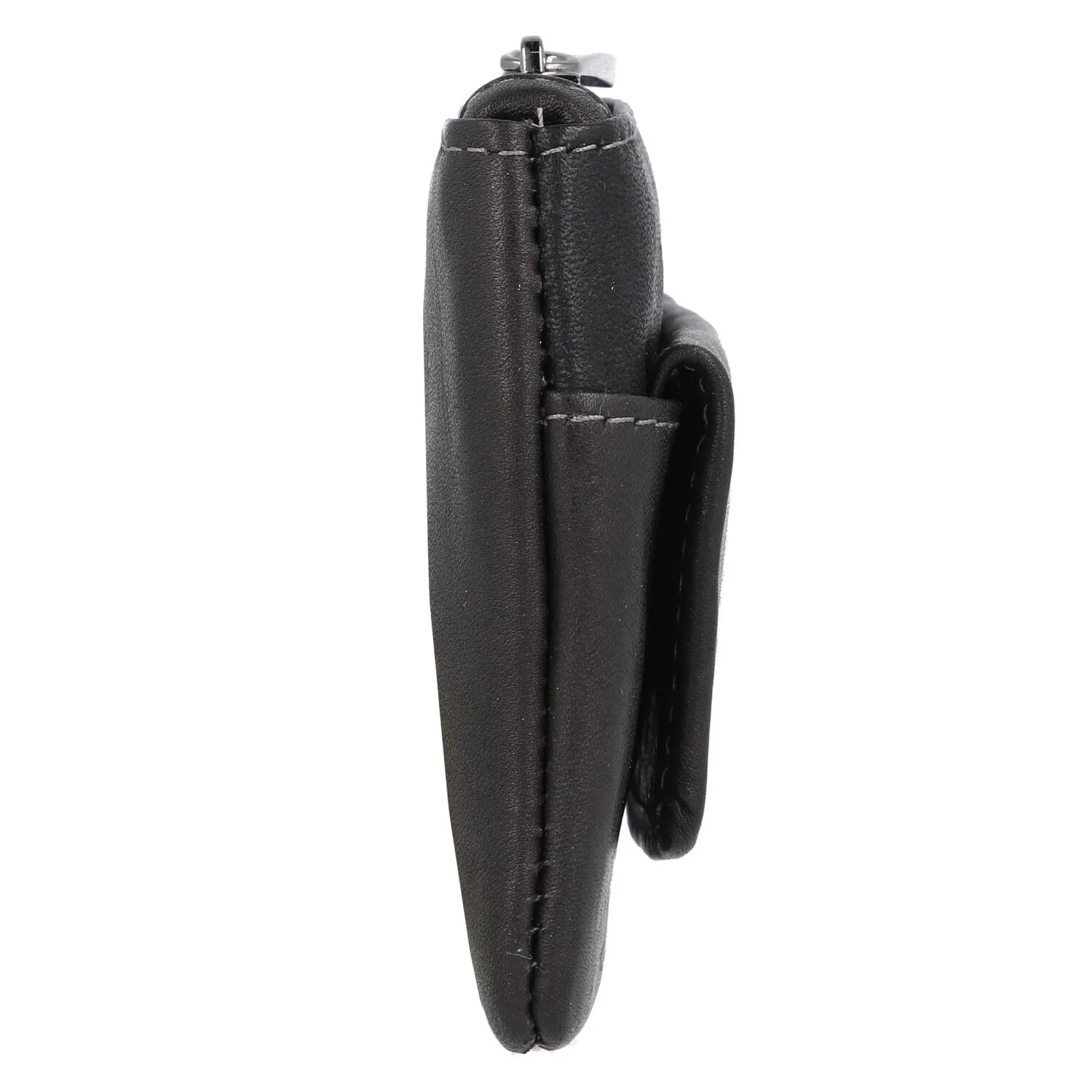 Greenland Nature Black Nappa Étui à clés en cuir RFID 11,5 cm