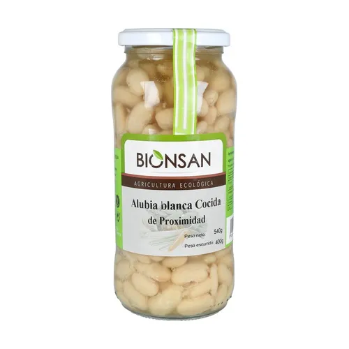 Haricots blancs cuits ECO