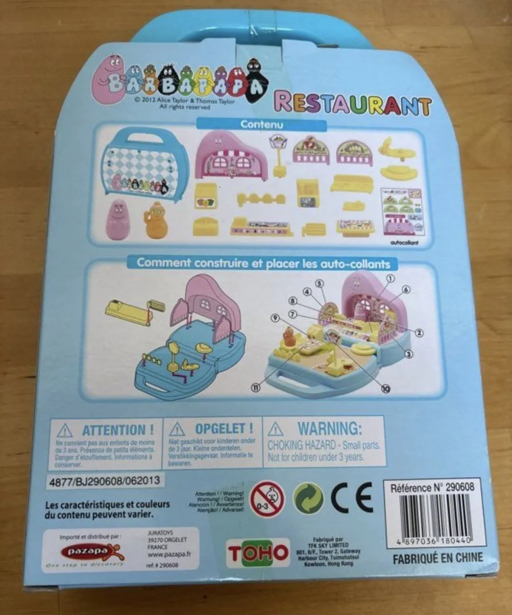 Jouet/jeux Barbapapa - restaurant 