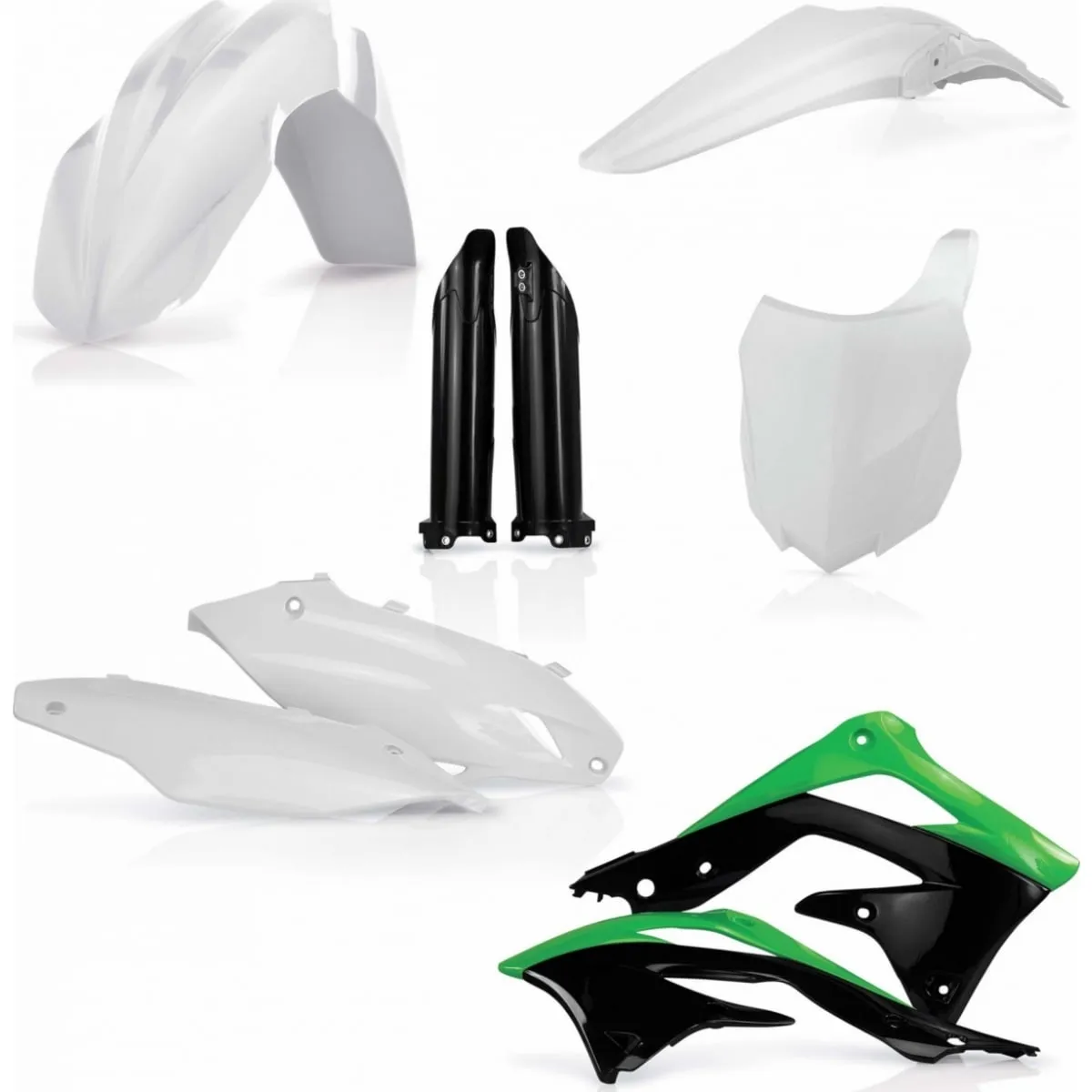 Kit Plastiques Complet Acerbis Kawasaki KXF 450 2013 Origine - Kit plastique