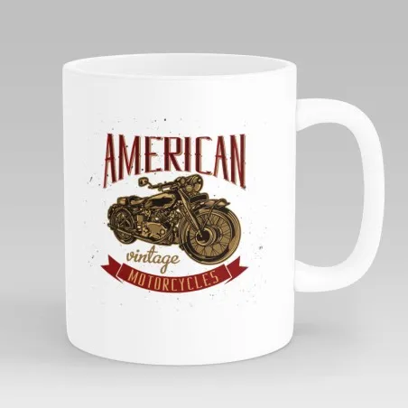 Mug Cadeau American Moto Vintage