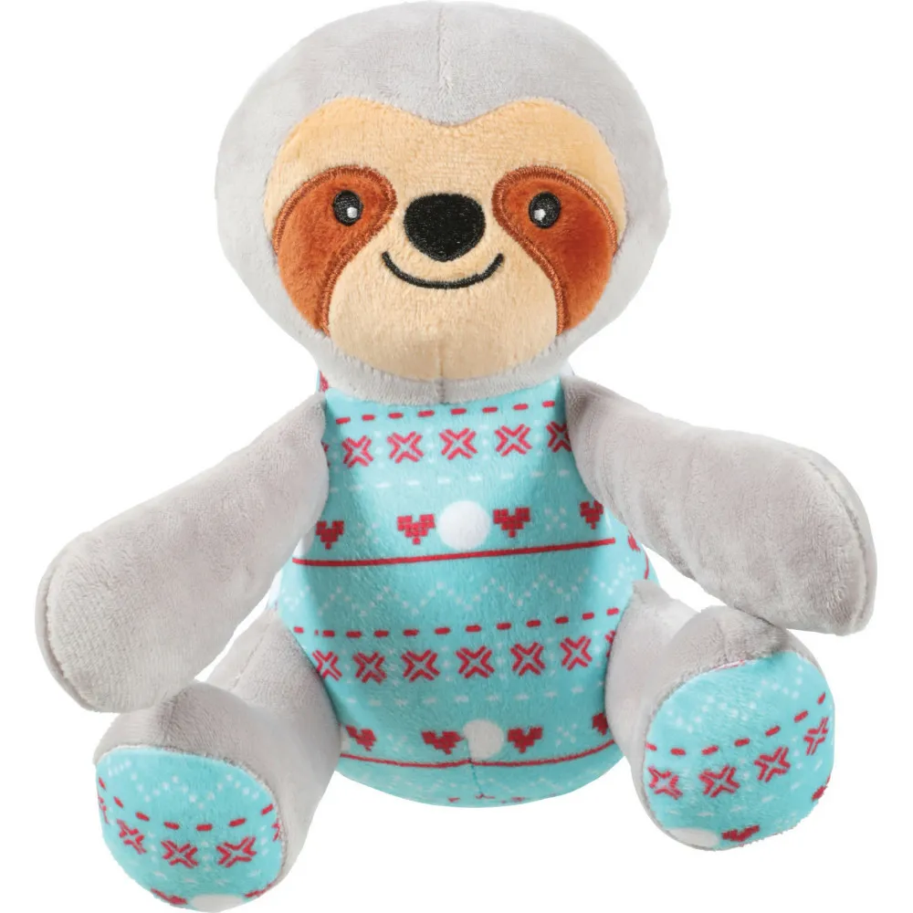 Paresseux assis jouet peluche chiquitos pour chien