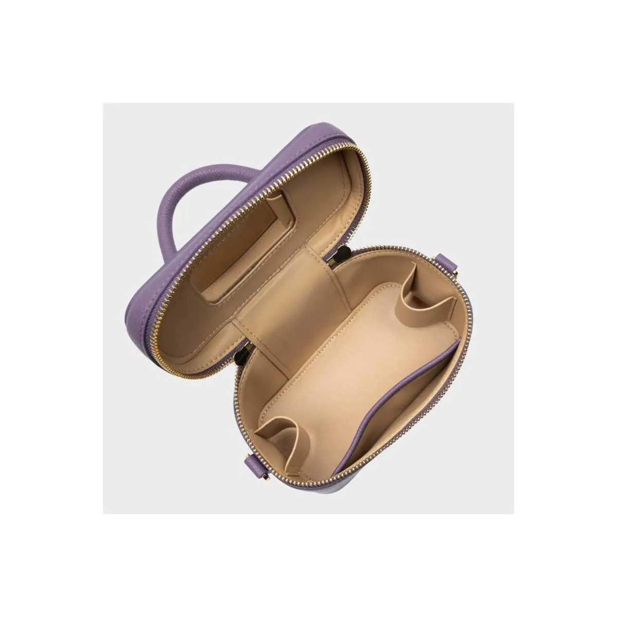 Petit vanity en cuir Lancaster 547-105 sur pecari