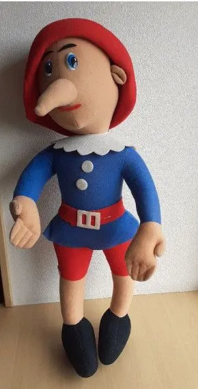 Pinocchio jouet ancien en tissu