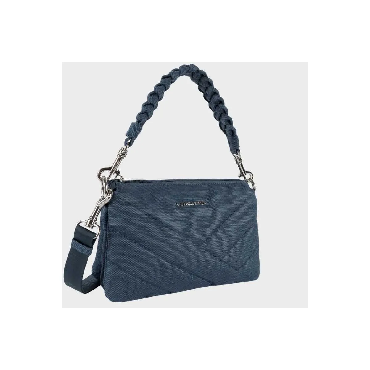 pochette Canvas matelassé 518-012 Lancaster sur pecari