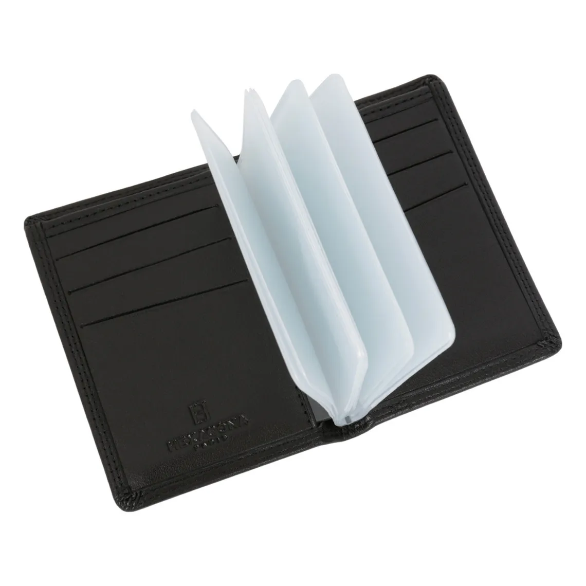 Porte-cartes Stop RFID Cuir SENSATION Noir Hugo | 3 Suisses