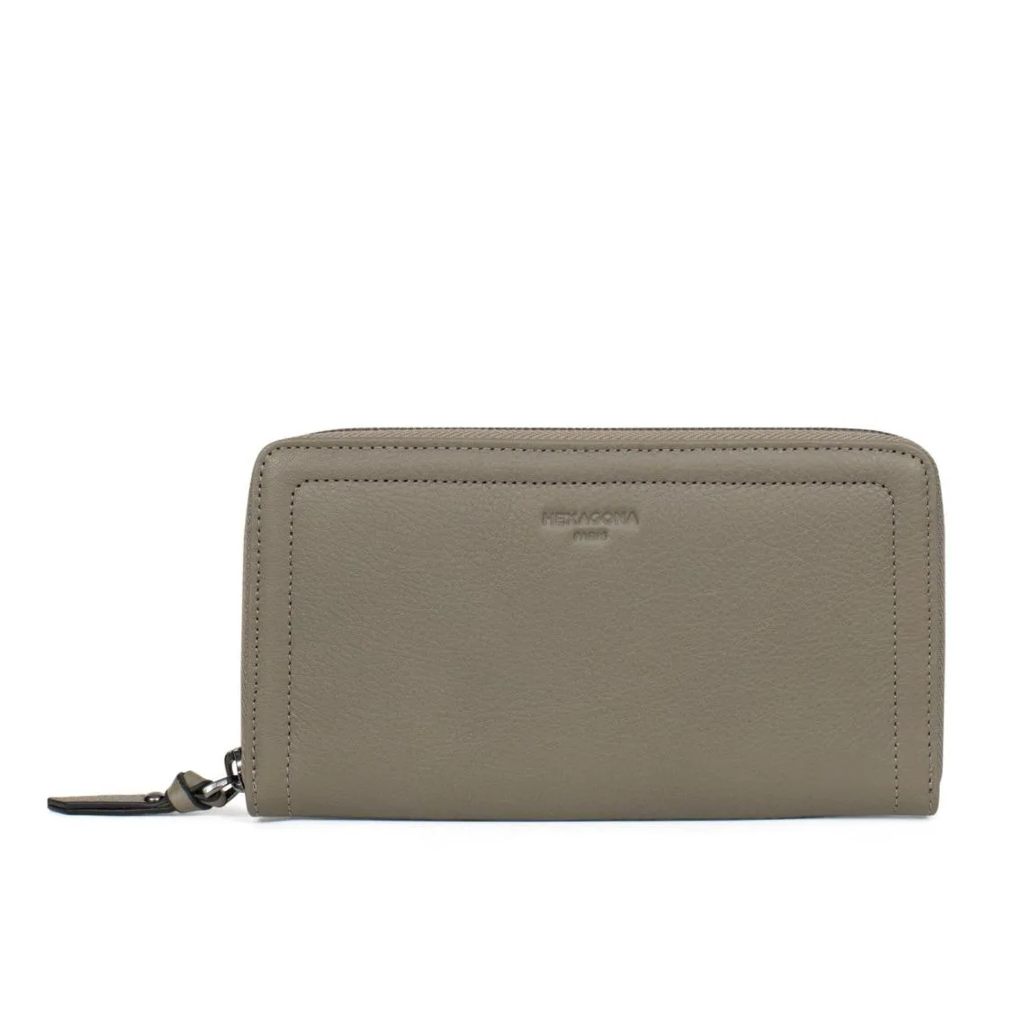 Portefeuille long Stop RFID Cuir SAUVAGEH Kaki | 3 Suisses