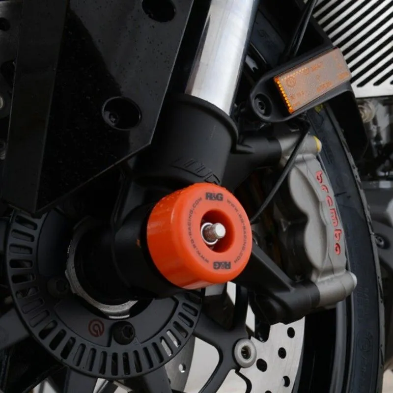 Protection de fourche R&G RACING orange KTM 1290 Super Duke/GT - piecemotoquad