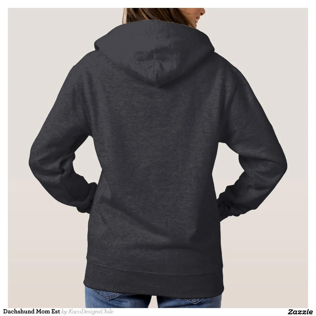 Pull À Capuche Dachshund Maman Est