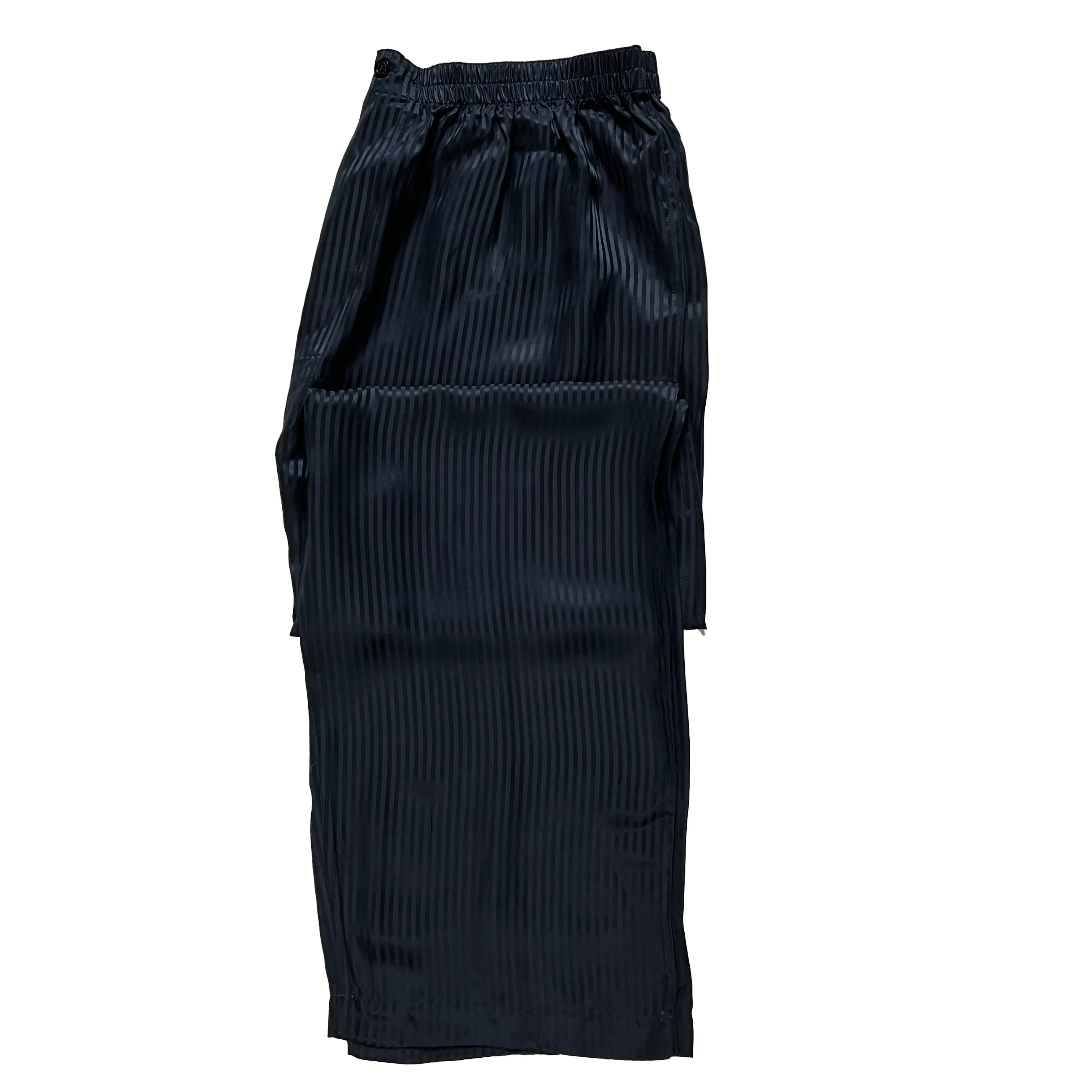 Pyjama en soie à rayures fines Perofil