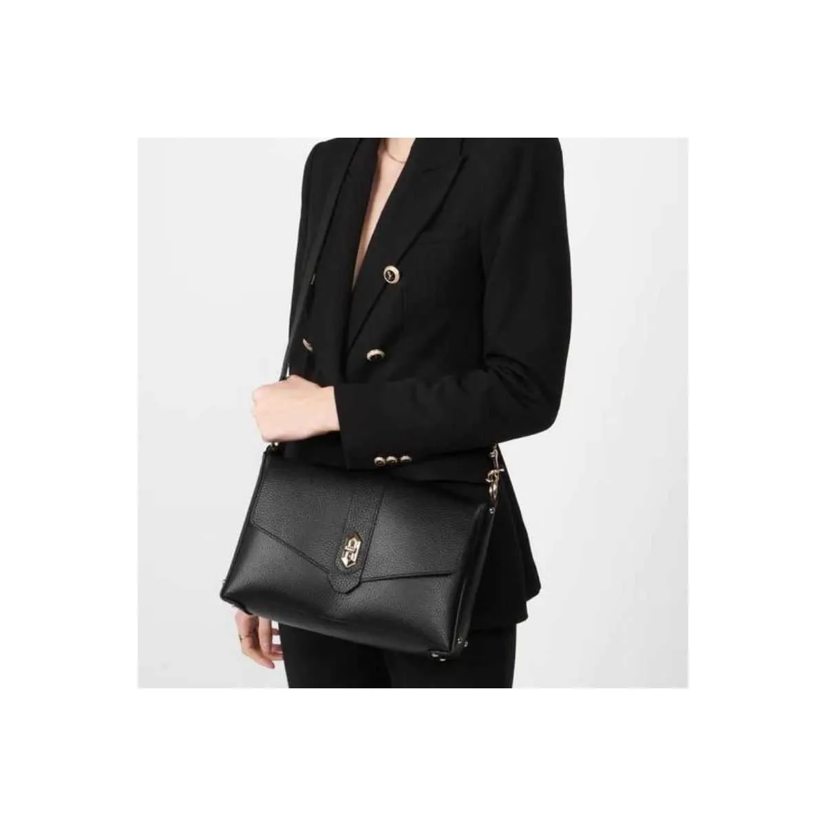 Sac bandoulière en cuir 470-54 Lancaster sur pecari