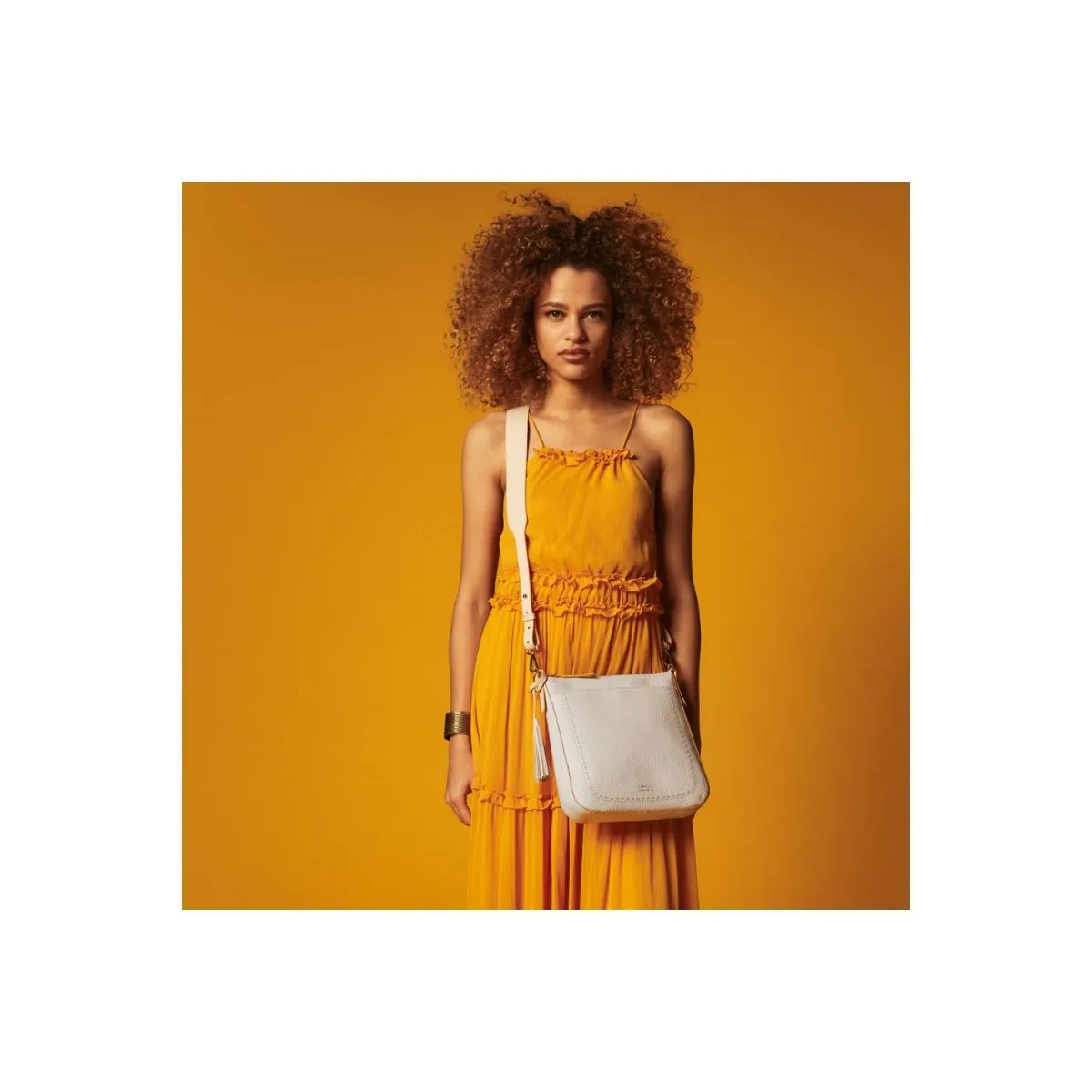 Sac bandoulière en cuir IVY 3841HS Loxwood - pecari