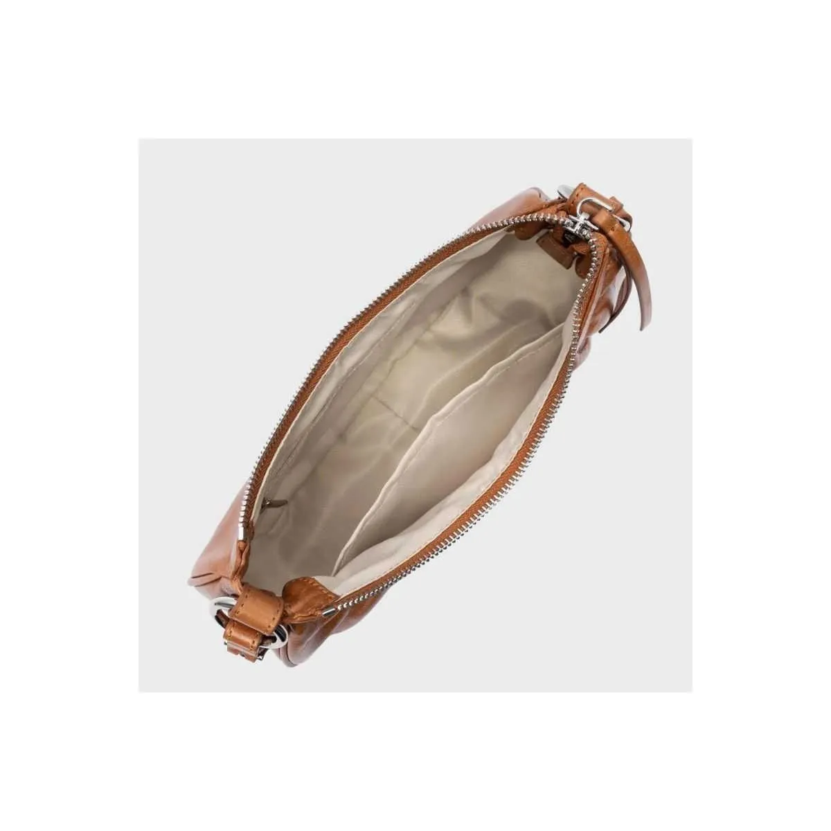 Sac bandoulière en cuir rétro chouchou Lancaster sur pecari