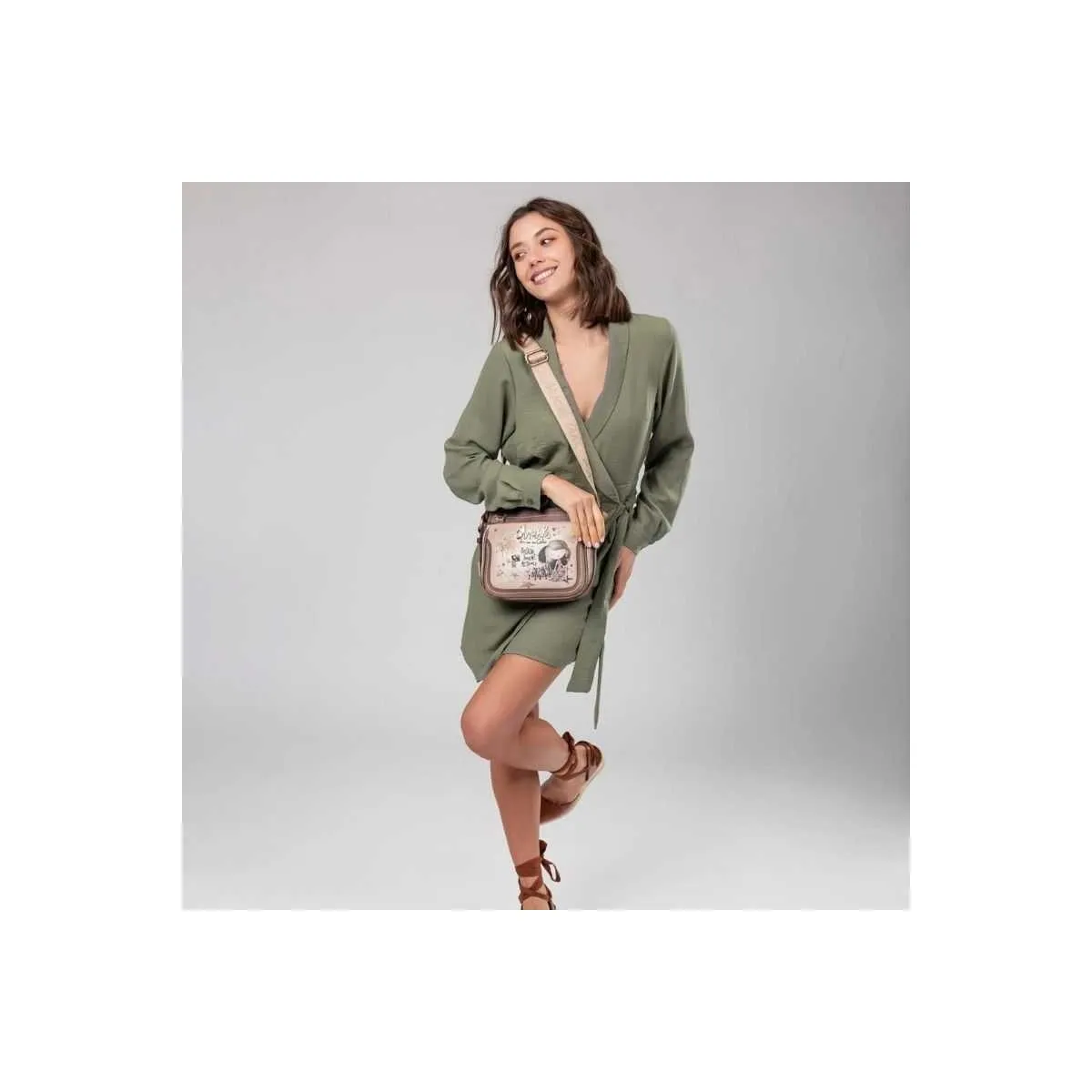 Sac bandoulière Hollywood 38703-062 Anekke sur pecari