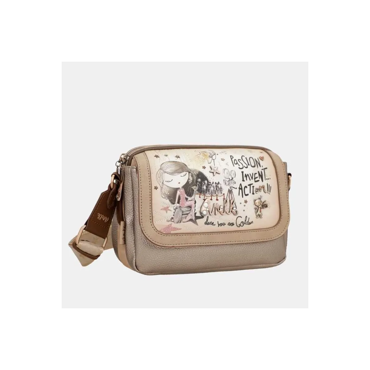 Sac bandoulière hollywood 38703-349 Anekke sur pecari