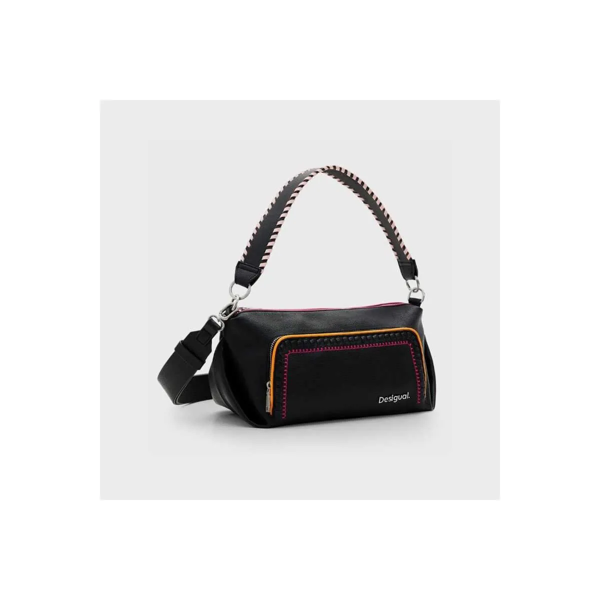 Sac bandoulière pour femme brodé 24saxp74 Desigual sur pecari