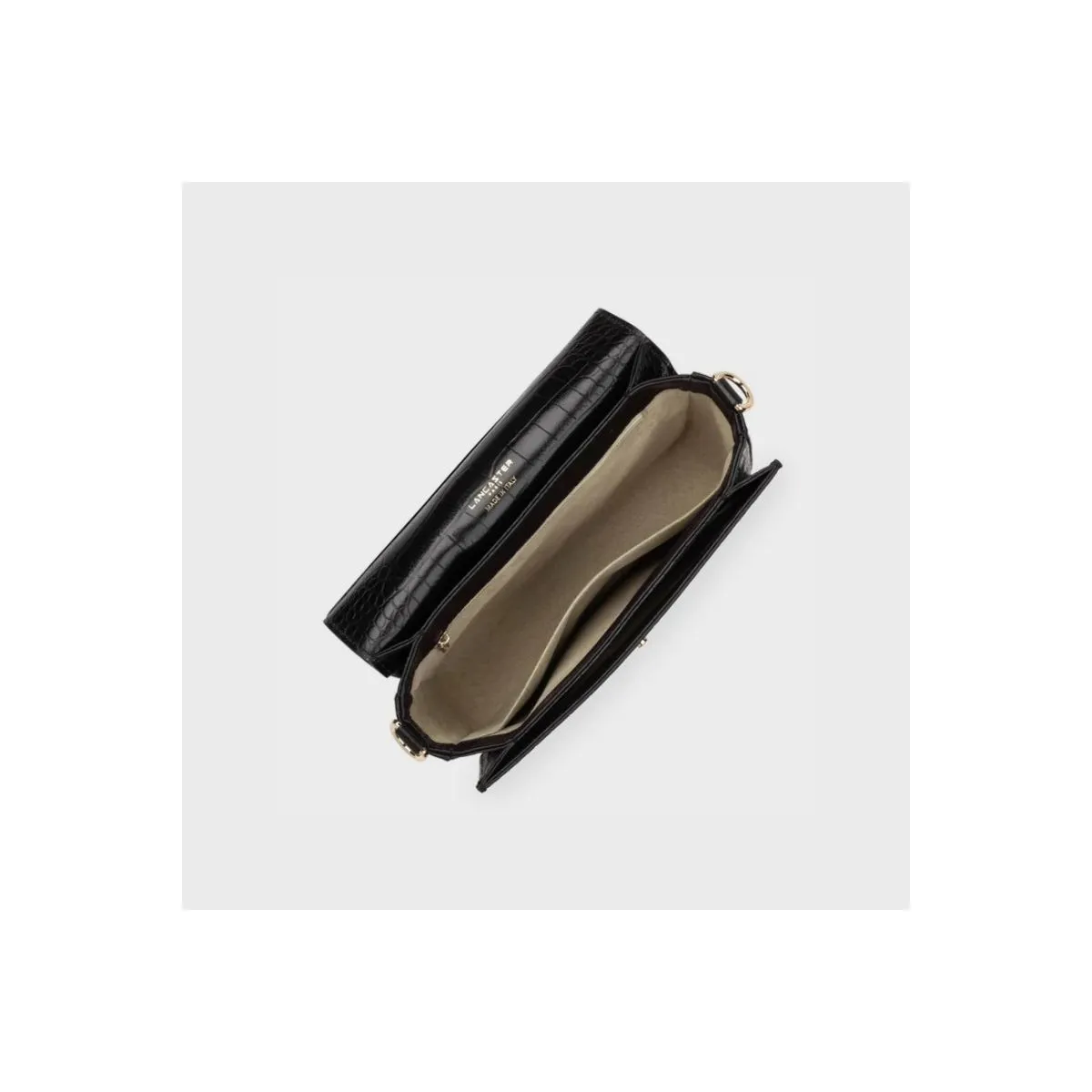 Sac bandoulière pour femme Lancaster Exotic Valor sur pecari