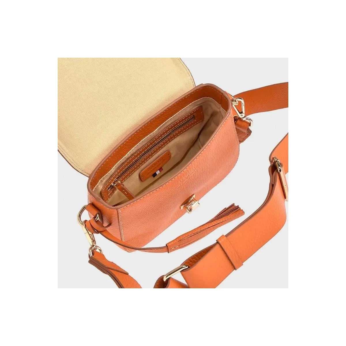 Sac besace en cuir grainé Marnie 3839JP Loxwood - Pecari