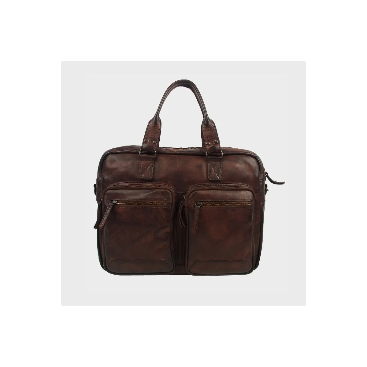 Sac ordinateur en cuir 4101258 Gianni Conti - Pecari
