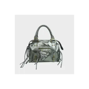 Sac à main en croûte de cuir pour femme Naples - Pecari
