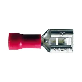 SACHET 100 COSSES PLATES 2.8MM FEM. ROUGE