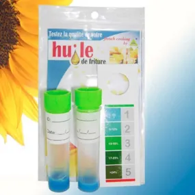 Sachet 2 tests d'huile