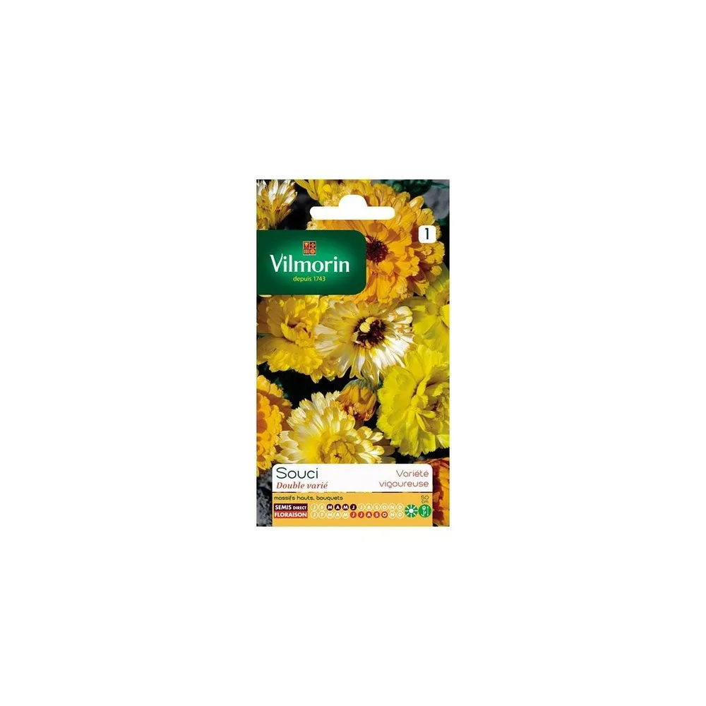Sachet graines souci double varié