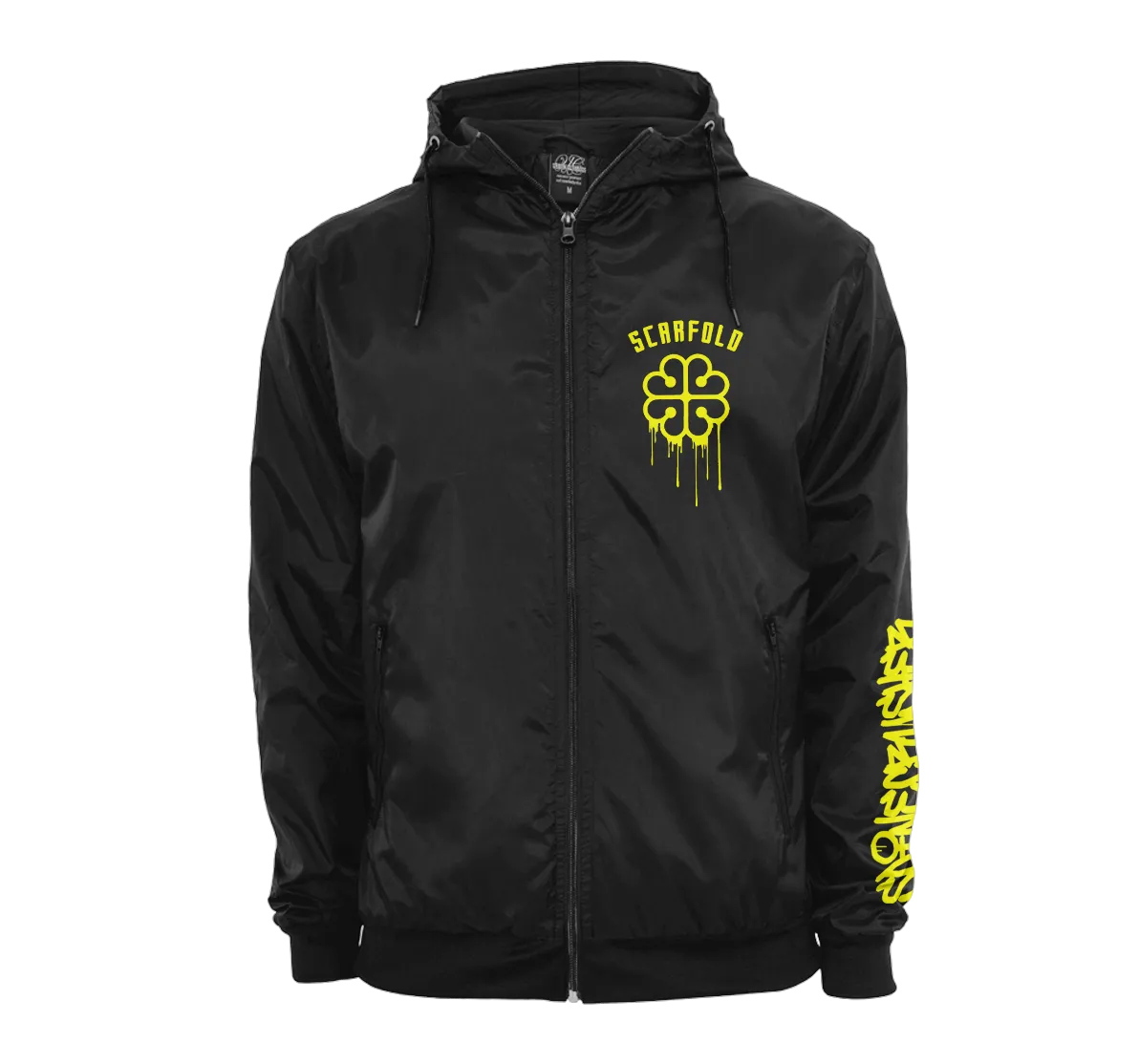 SCARFOLD - Graffiti Black Windbreaker