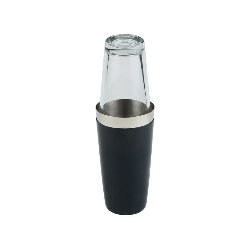 Shaker Boston noir / verre - SB cuivre