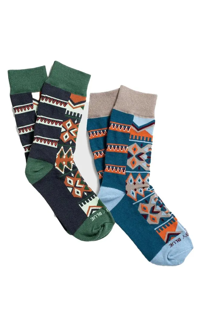 Softhemp Fairisle Chaussettes