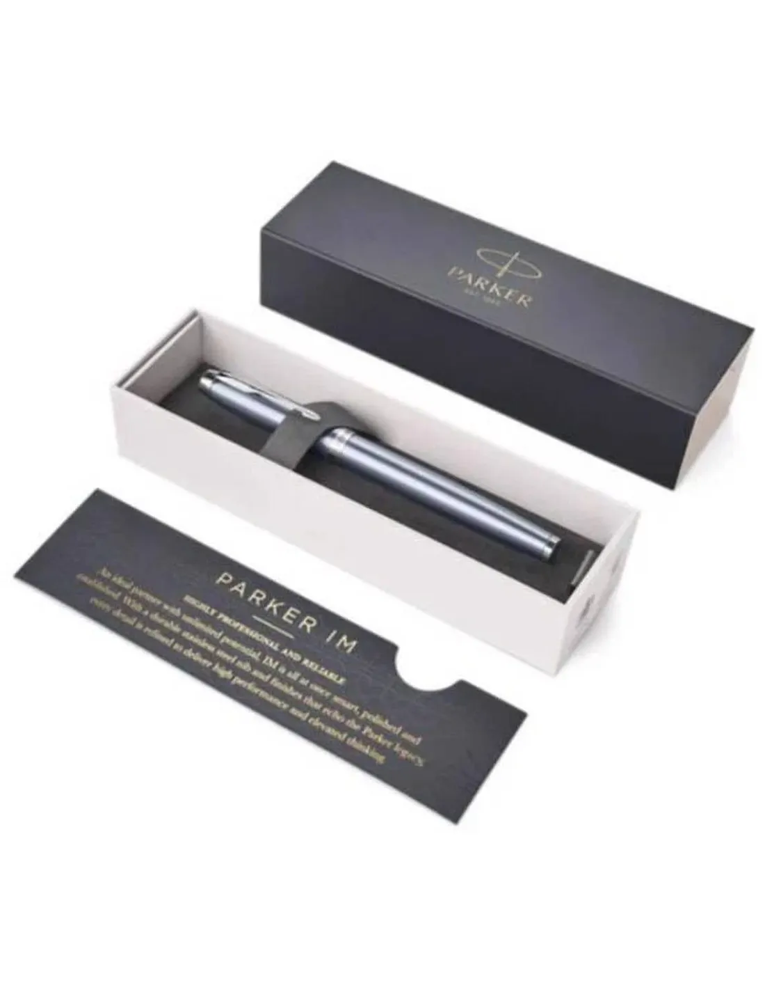 Stylo Parker roller IM Bleu Clair Gris