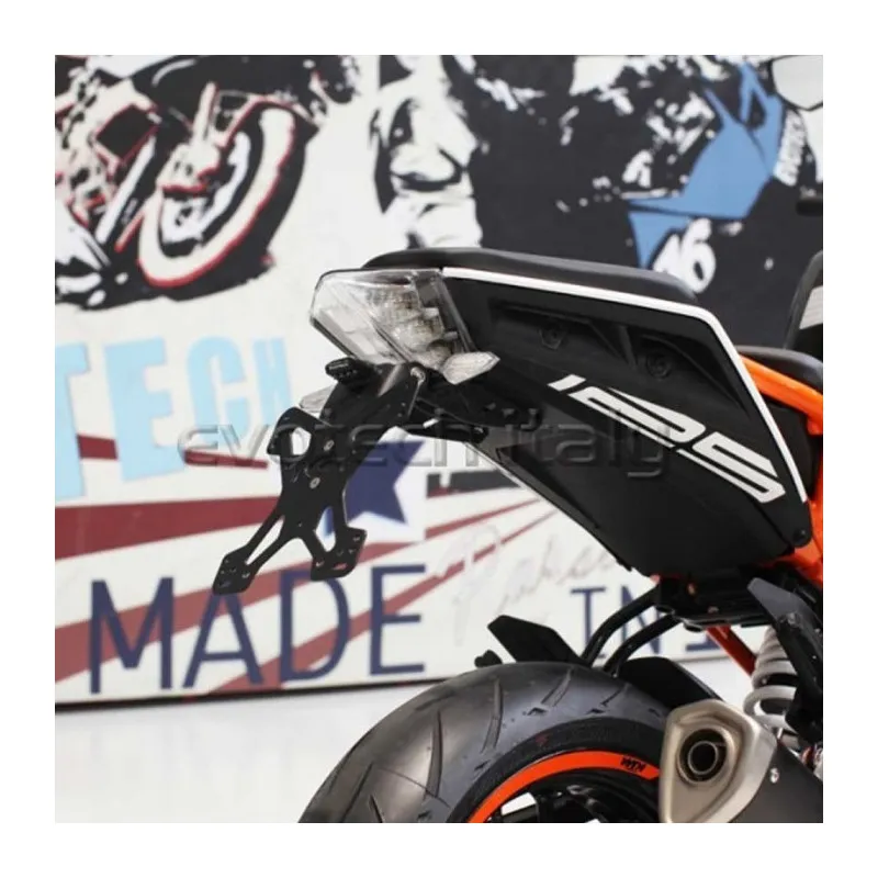 Support de Plaque KTM Duke 125 / 390 ABS Evotech